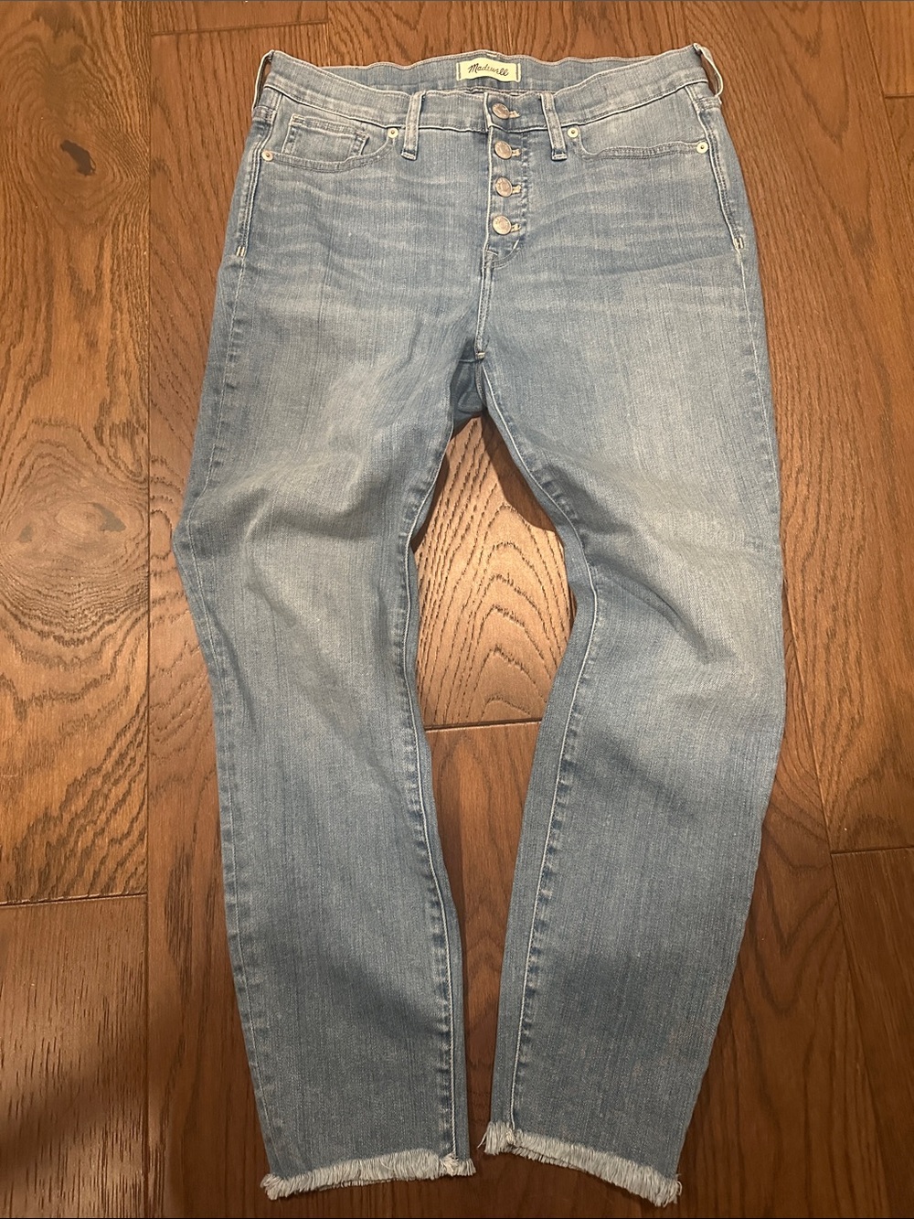 Madewell 9” High-Rise Button Fly Jeans